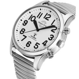 Master Time MTGA-10691-61M Sprechende Funk Herrenuhr mit Zugband