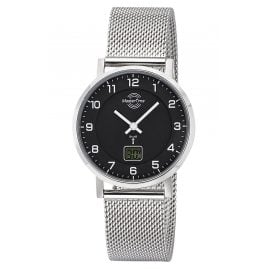 Master Time MTLS-10738-22M Damen-Funkuhr mit Milanaiseband