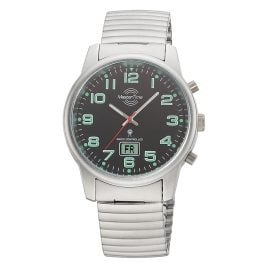Master Time MTGA-10763-22Z Herren-Funkuhr mit Zugband