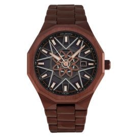 Holzkern Herrenuhr Solar Star Trek™ Tellarite Marmor/Violett