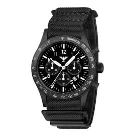 KHS PLABSSC.DFB Herrenuhr Platoon Solar Chronograph Schwarz