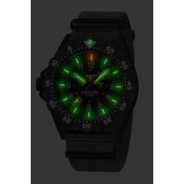 KHS SH2HC.NSGO Herrenuhr Quarz Shooter MKII mit Natoband Olivgrün