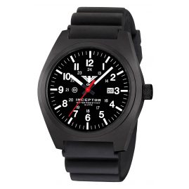 KHS INCBS.DB Herrenarmbanduhr Inceptor Black Steel