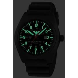 KHS INCBS.DB Herrenarmbanduhr Inceptor Black Steel