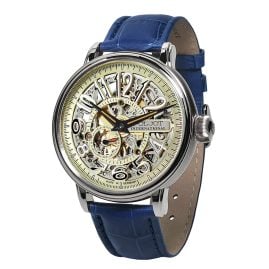 Poljot International 5501.1910112 Herren-Automatikuhr Dobronrav Blau/Silberfarben