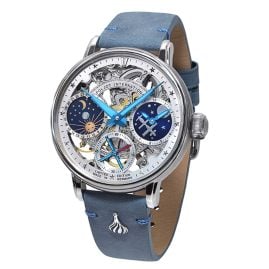 Poljot International 9931.2940555 Herrenuhr Handaufzug Orbita Grau/Türkis