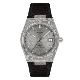 Tissot T137.807.96.081.00 Herrenuhr PRX 38 mm Powermatic 80 Damaszenerstahl