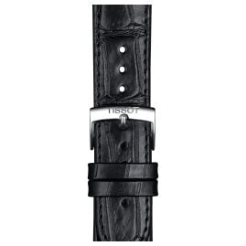 Tissot T852.043.012 Uhrenarmband 20 mm Leder Schwarz