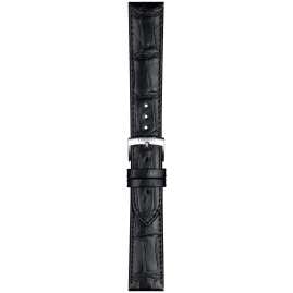 Tissot T852.043.012 Uhrenarmband 20 mm Leder Schwarz