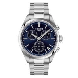 Tissot T150.417.11.041.00 Herrenuhr PR 100 Chrono Stahl/Blau