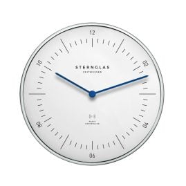 Sternglas S14-008 Funk-Wanduhr Naos Weiß