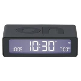 Lexon LR158G3 Digitalwecker Flip Mini Dunkelgrau