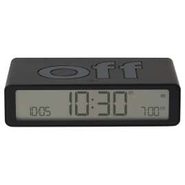 Lexon LR157N0 Digital-Wecker Flip Classic Schwarz