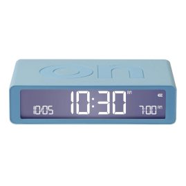 Lexon LR157LB1 Digital-Wecker Flip Classic Hellblau