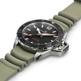 Hamilton H77825331 Herren-Taucheruhr Khaki Navy Frogman Grün