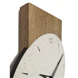 Natuhr 18NU2-10-3 Wanduhr Großglockner Massivholz Eiche Sandstein Quarzwerk