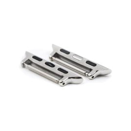 Hirsch AD1000-2-40 Adapter Kompatibel mit Apple Watch Silberfarben 20 mm