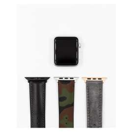 Hirsch AD1000-5-40 Adapter Kompatibel mit Apple Watch Schwarz 20 mm