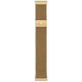 Hirsch 30161410-1-20 Milanaise Uhrenarmband 20 mm Goldfarben